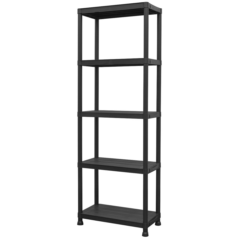 5 Shelf Plastic Racking Shelving Unit