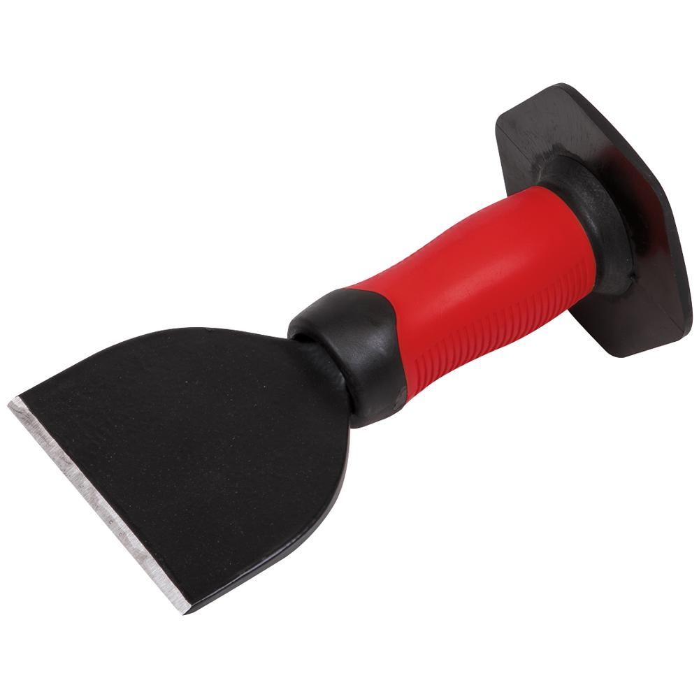 Sealey Brick Bolster Chisel and Grip Guard 100mm 225mm