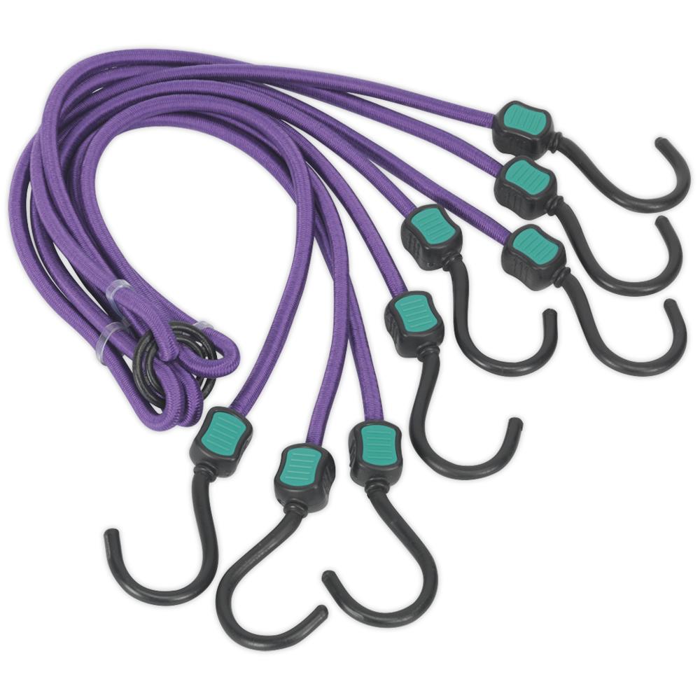 Sealey Octopus Bungee Cord 1000mm Purple Pack Of 1