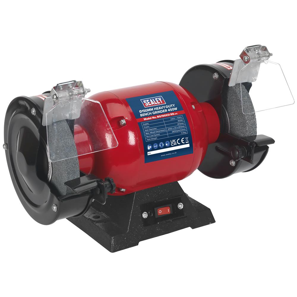Sealey BG150XD 150mm Bench Grinder Heavy-Duty 240v
