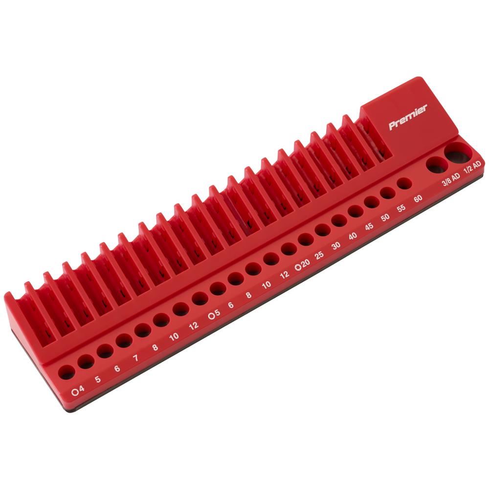 Magnetic 10mm Hex Shank Screwdriver Bit Storage Rack