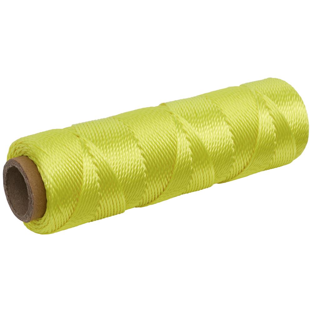 Sealey Braided Nylon Brick Line Spool 76m Yellow