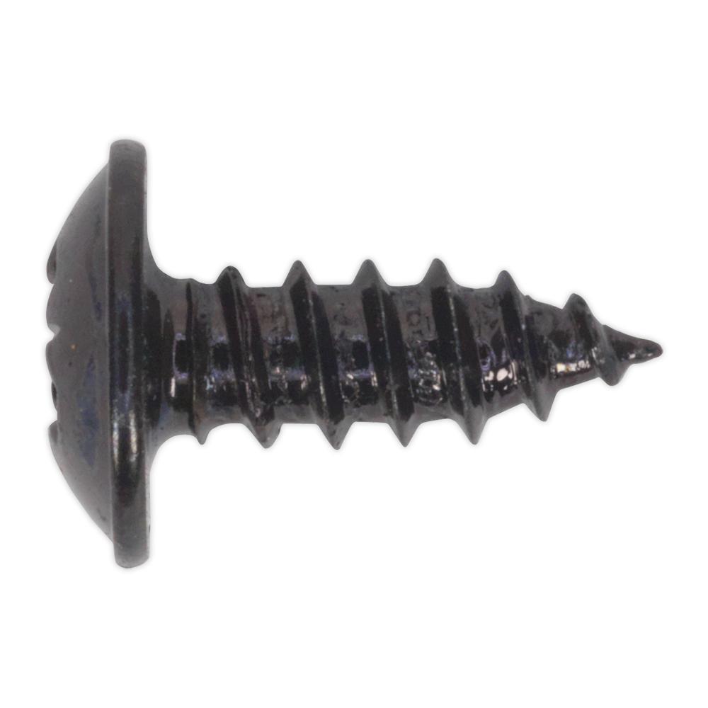 Self Tapping Flange Head Pozi Screws Black