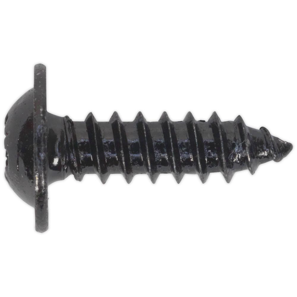 Self Tapping Flange Head Pozi Screws Black