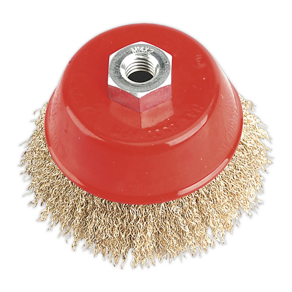 Brassed Wire Cup Brush