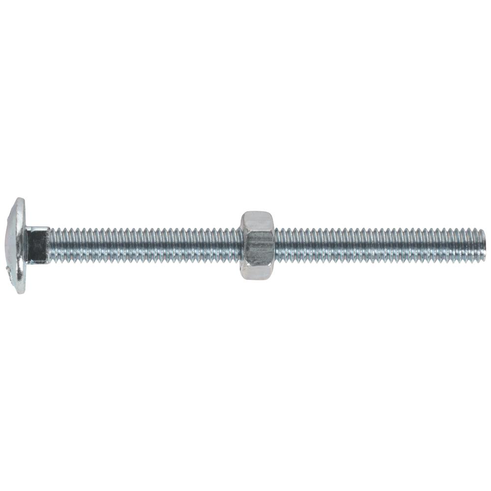 DIN 603 Coach Bolts and Nuts Zinc Plated