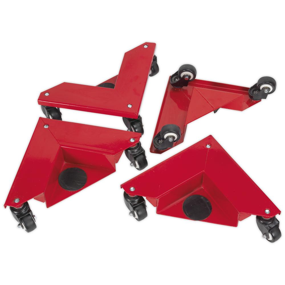 4 Piece Castor Fitted Corner Movers / Dollies