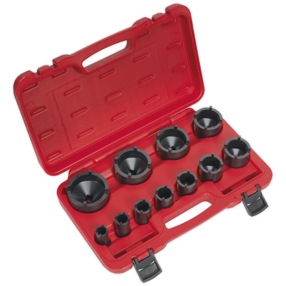 Sealey 11 Piece 1/2" Drive Ball Joint Socket Set Metric 1/2