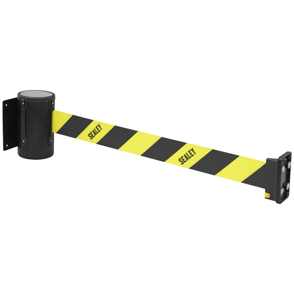 Wall Mounting Retractable Hazard Tape Belt Barrier
