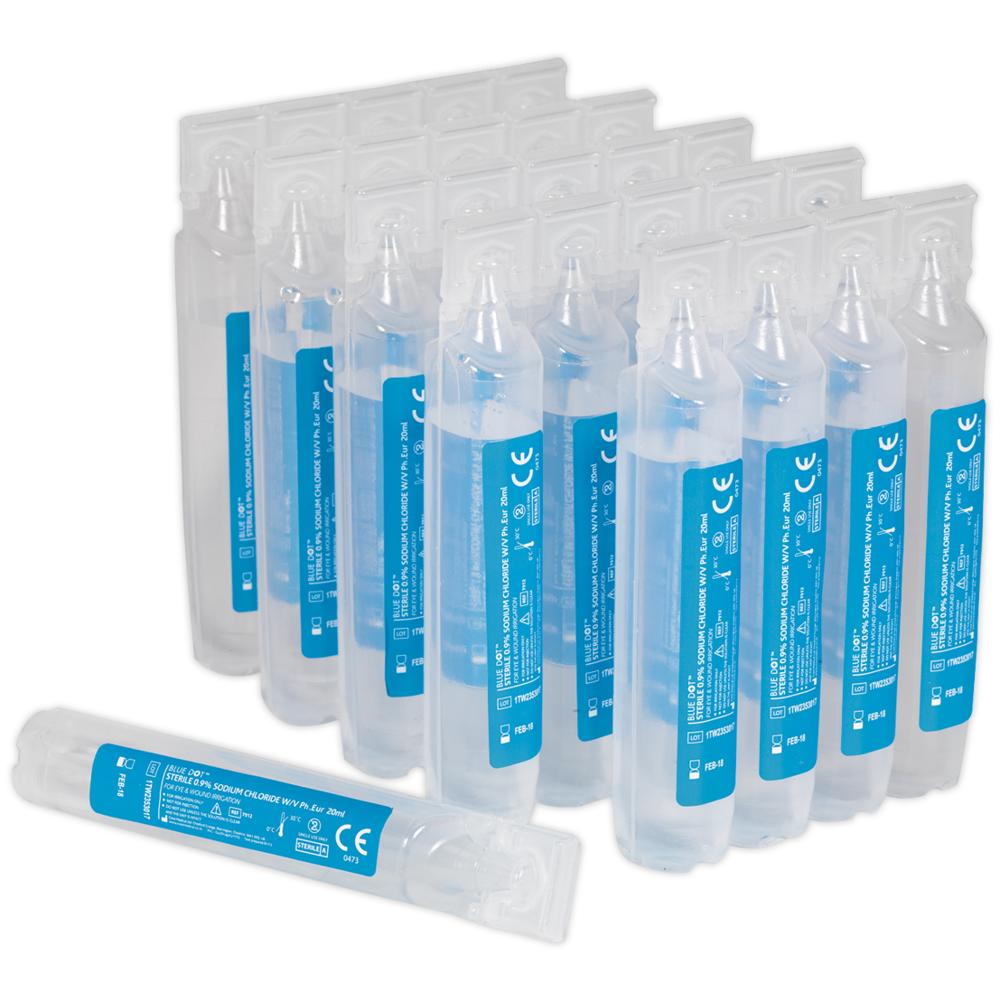 Emergency Single Use Eye Wash and Wound Cleaning Pods