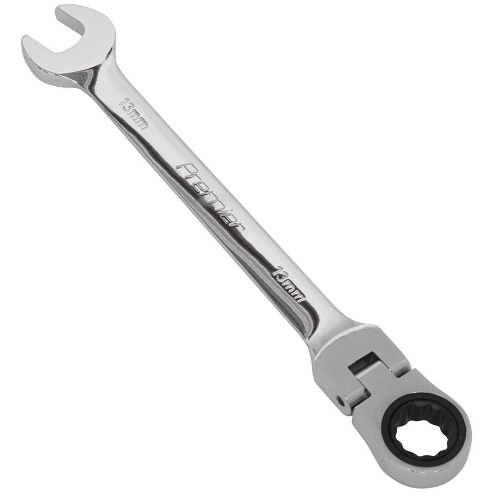 Flexible Head Ratchet Combination Spanner Metric