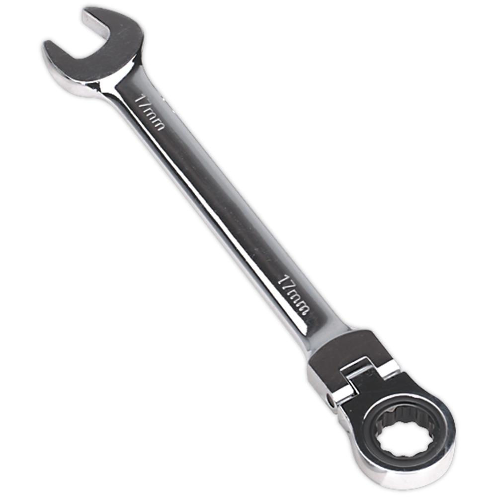Flexible Head Ratchet Combination Spanner Metric