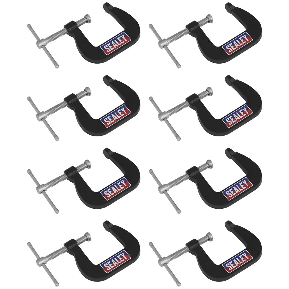 8 Piece Junior G Clamp Set
