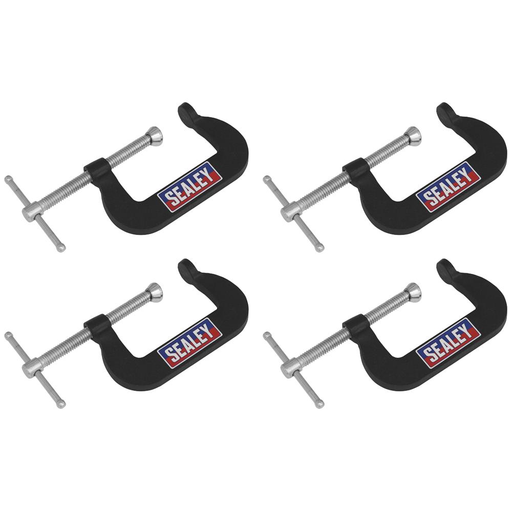 Sealey 4 Piece Junior G Clamp Set