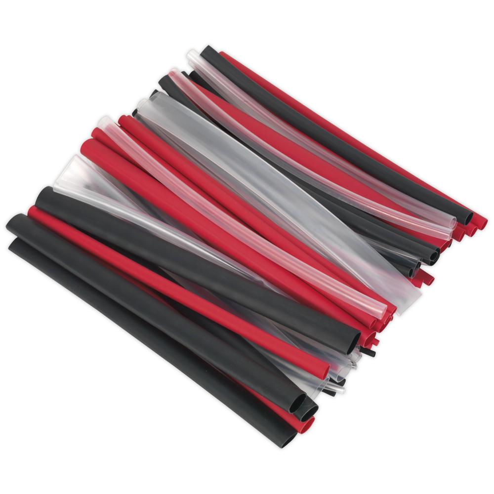 72 Piece Adhesive Lined Heat Shrink Tubing Assortment