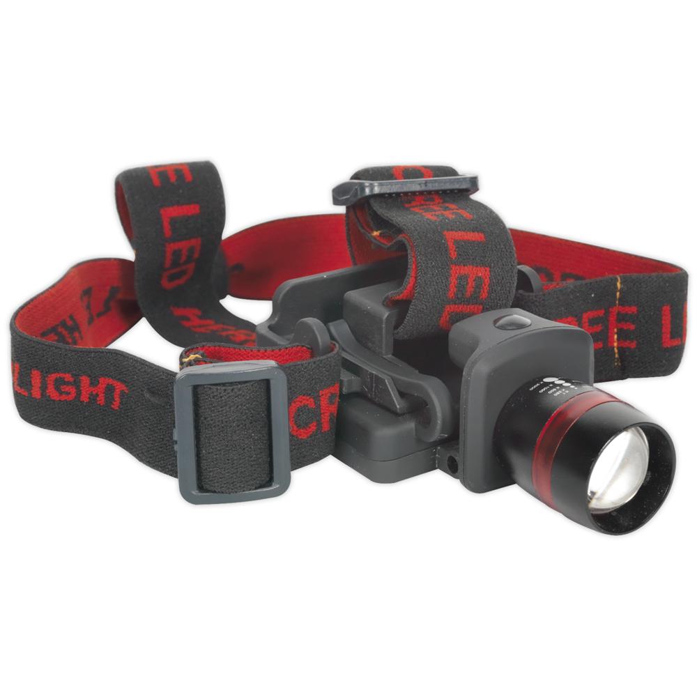 LED 100 Optical Zoom Head Torch