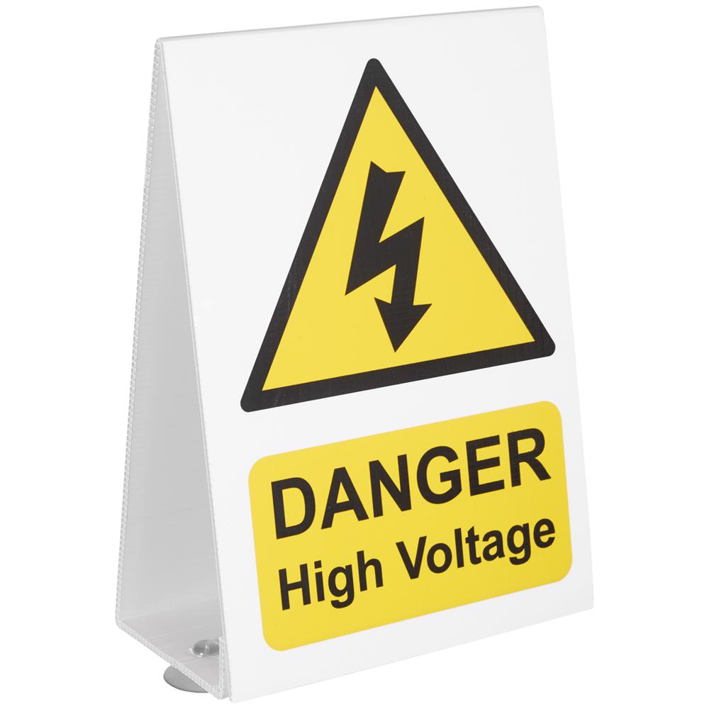 High Voltage Vehicle Warning Sign