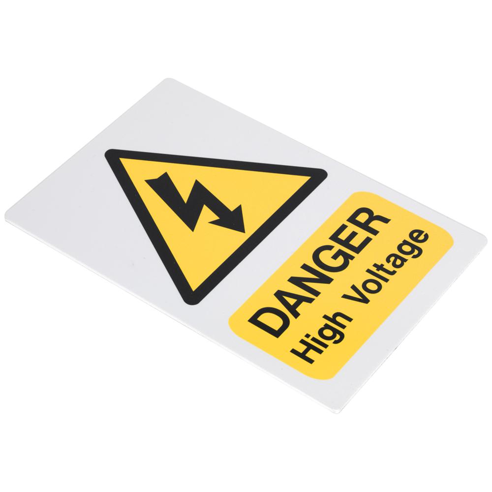 High Voltage Warning Sign