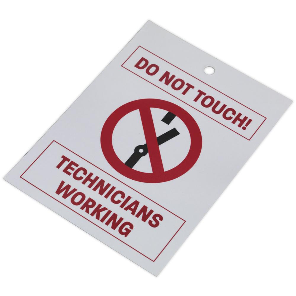 Hybrid Electric Vehicle Keyring Warning Tag