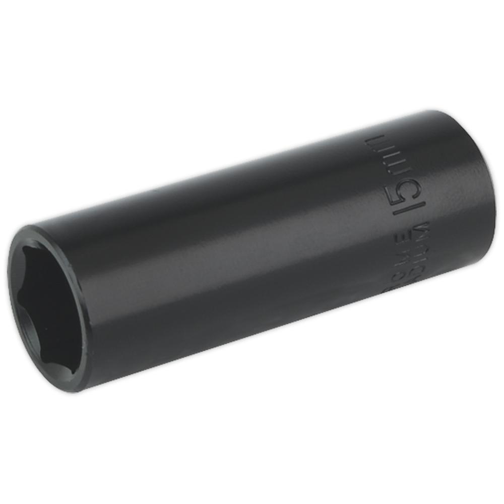 3/8" Drive Deep Hexagon Impact Socket Metric