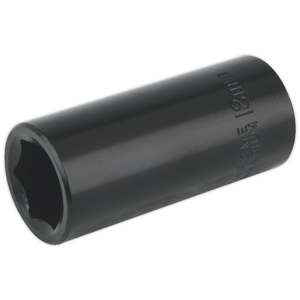 Sealey 3/8" Drive Deep Hexagon Impact Socket Metric 3/8" 18mm