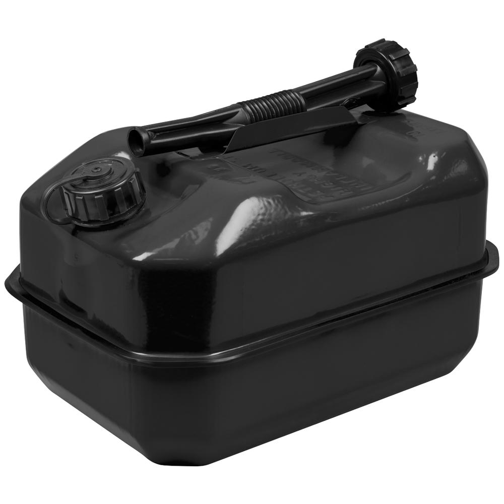 Sealey Wide Base Jerry Can 10l Black
