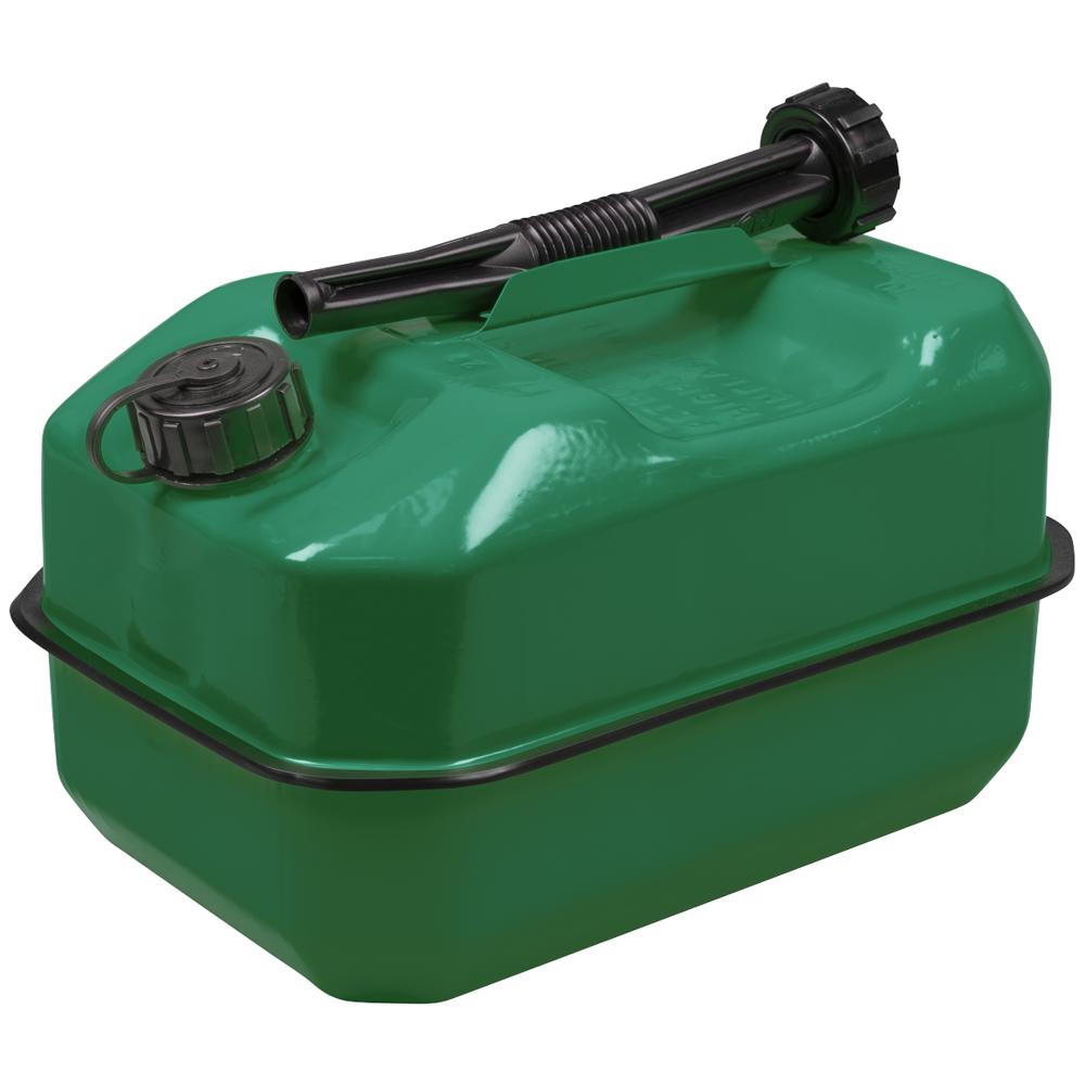 Sealey Wide Base Jerry Can 10l Green