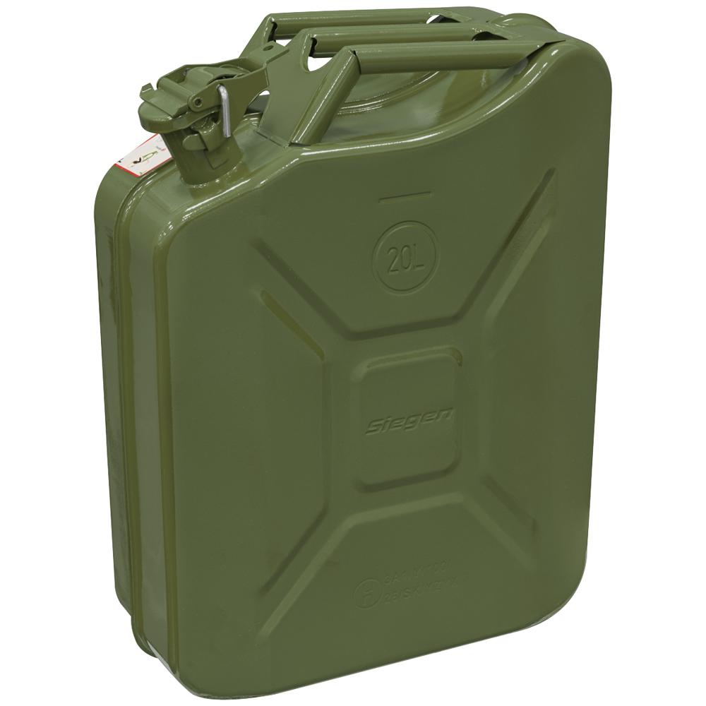 Siegen Metal Jerry Can 20l Green