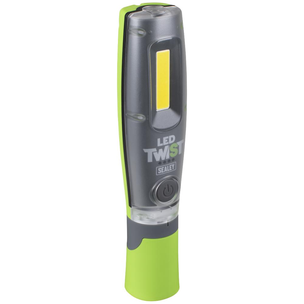 Rechargeable 8W COB LED Twist Magnetic Inspection Lamp