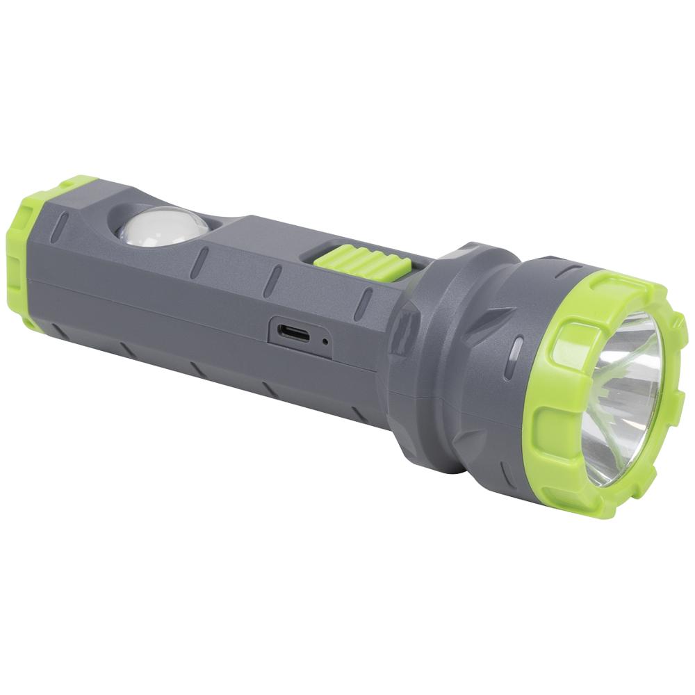 Sealey Dual Mode Rechargeable COB LED Hand Torch Green / Grey