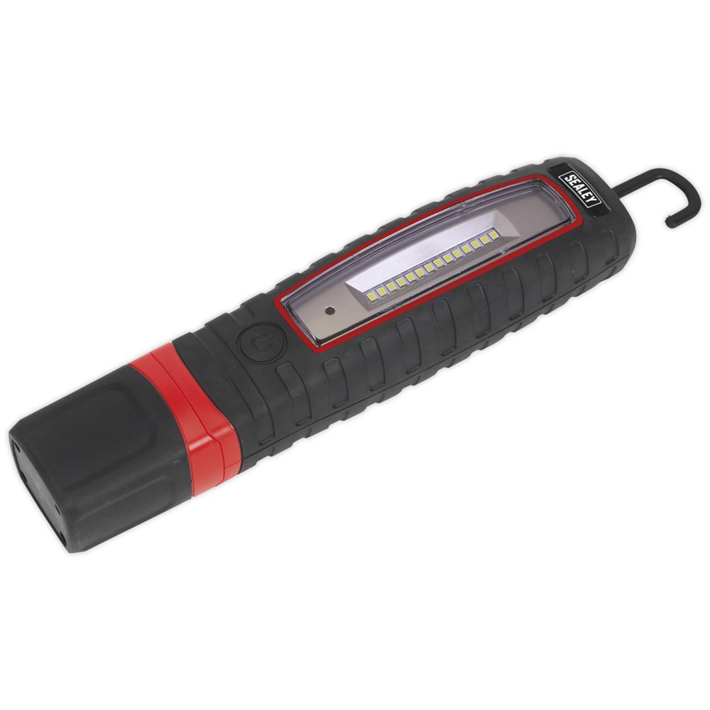 Sealey Rechargeable 360° Inspection Lamp 3w 10 Led Li-ion Black