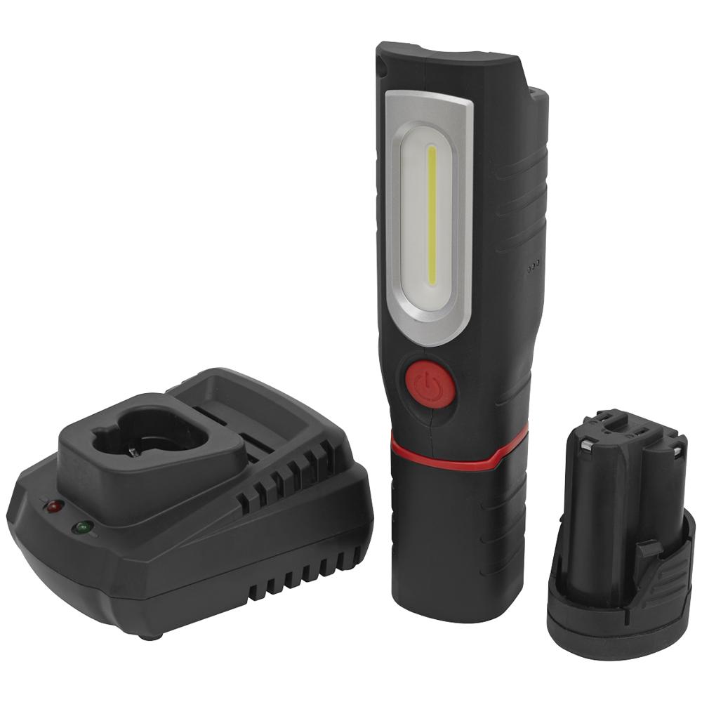Sealey LED36012V 12v Cordless LED Inspection Light 1 x 1.5ah Li-ion Battery Charger No Case