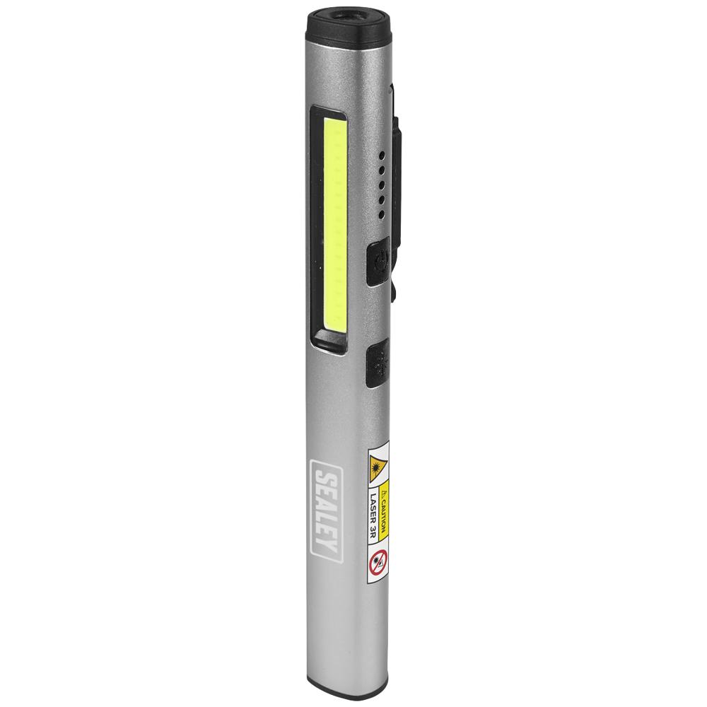 Rechargeable UV LED Pocket Inspection Light and Laser Pointer