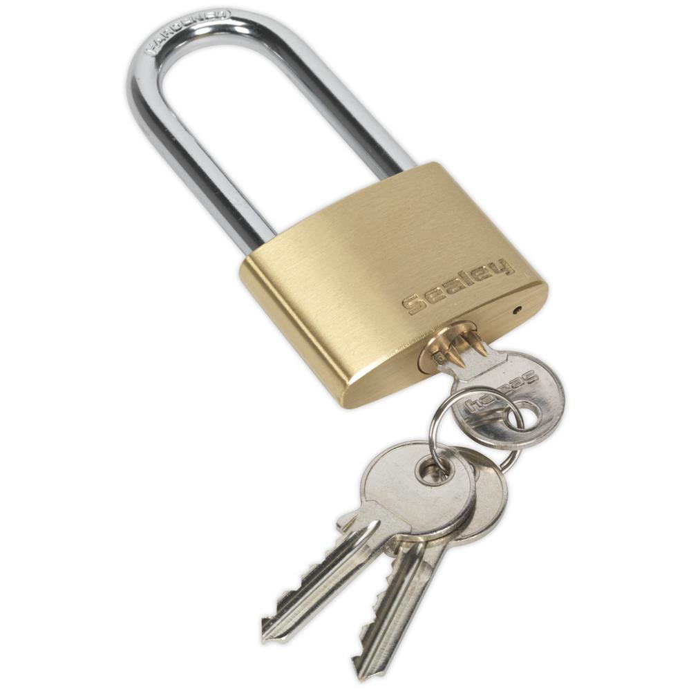 Sealey Brass Padlock 50mm Long