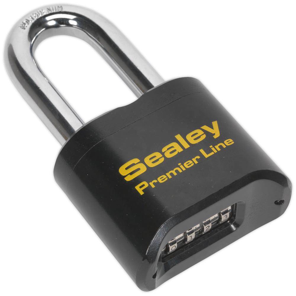 Sealey Steel Combination Padlock 62mm Long