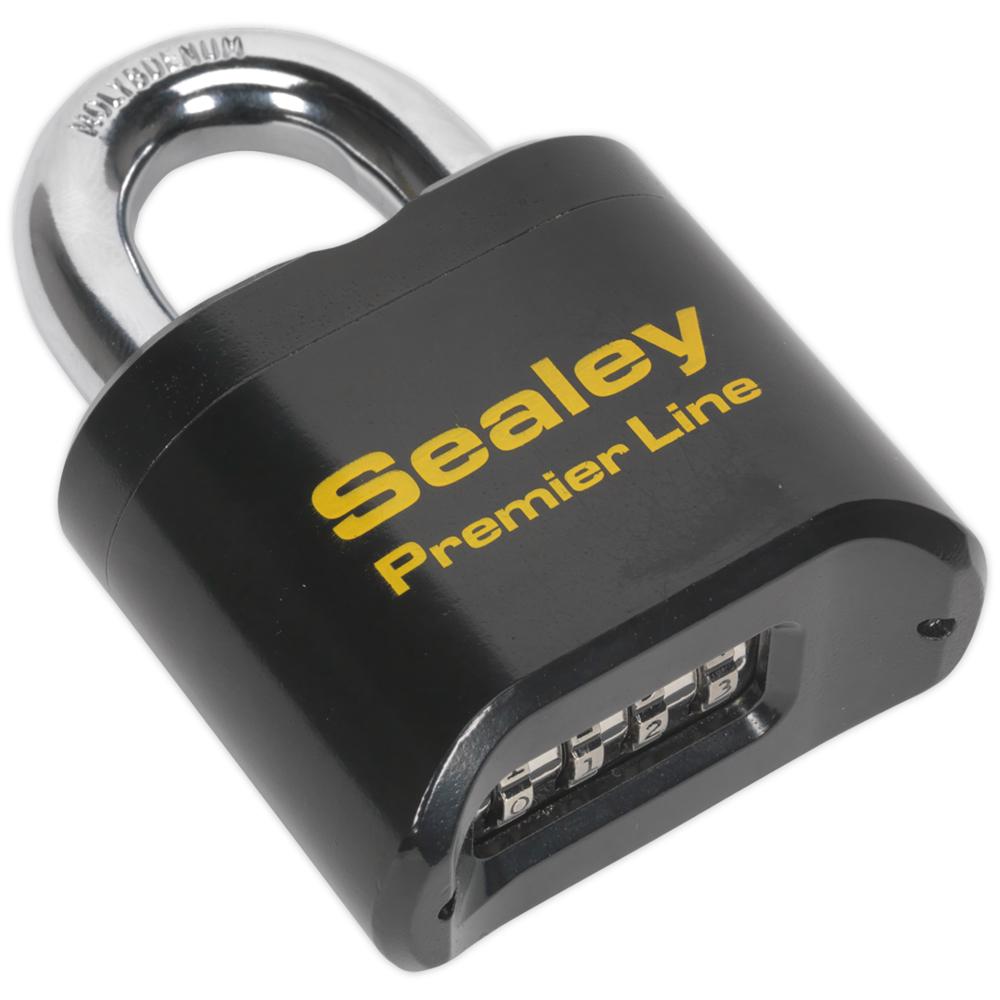 Sealey Steel Combination Padlock 62mm Standard