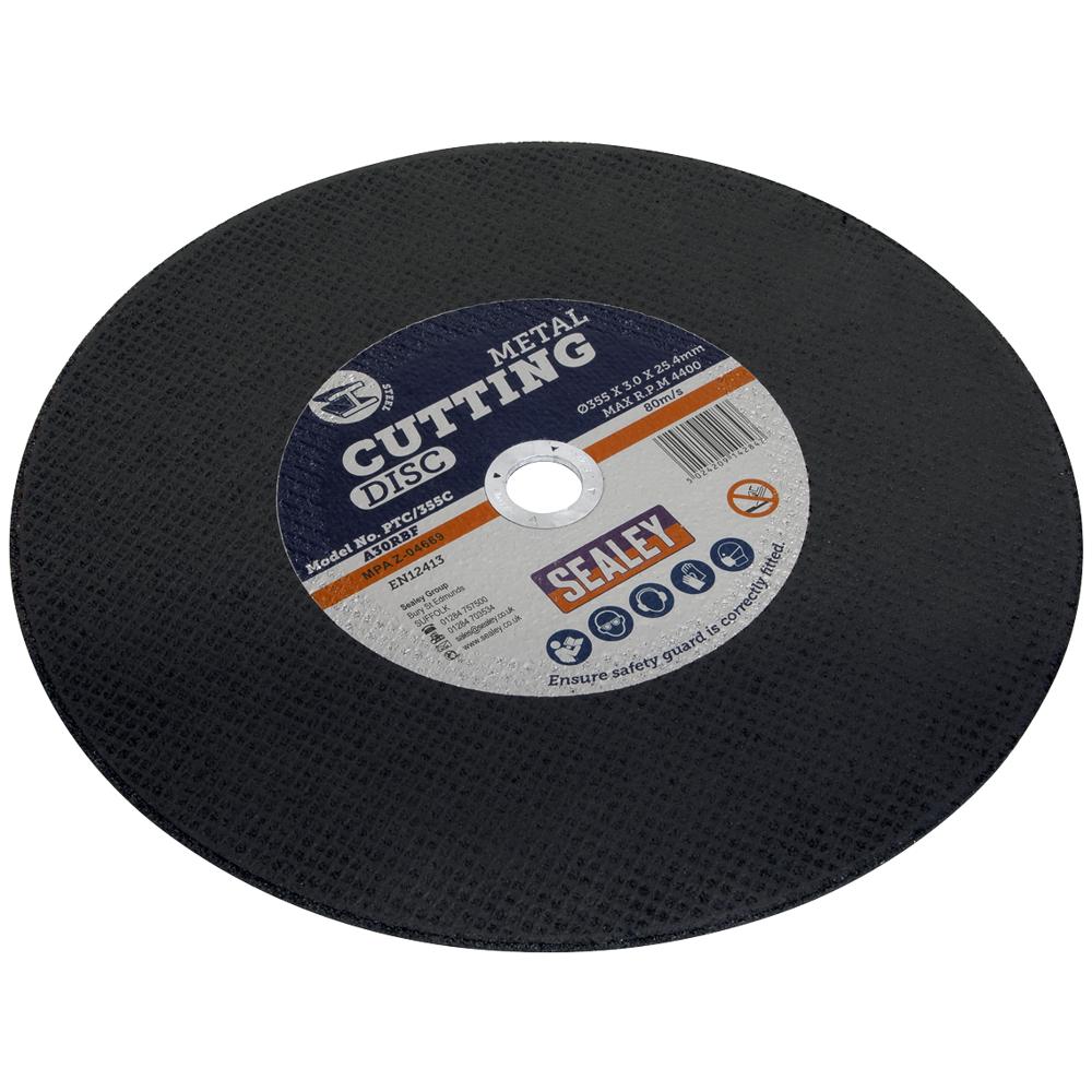 Sealey Metal Cutting Disc 355mm 2.8mm Pack Of 1