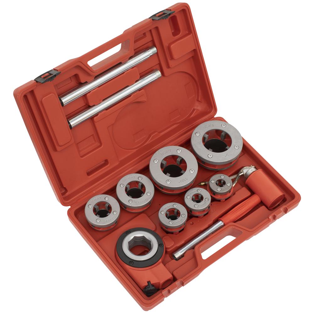 Sealey 7 Piece Pipe Threading Kit BSPT