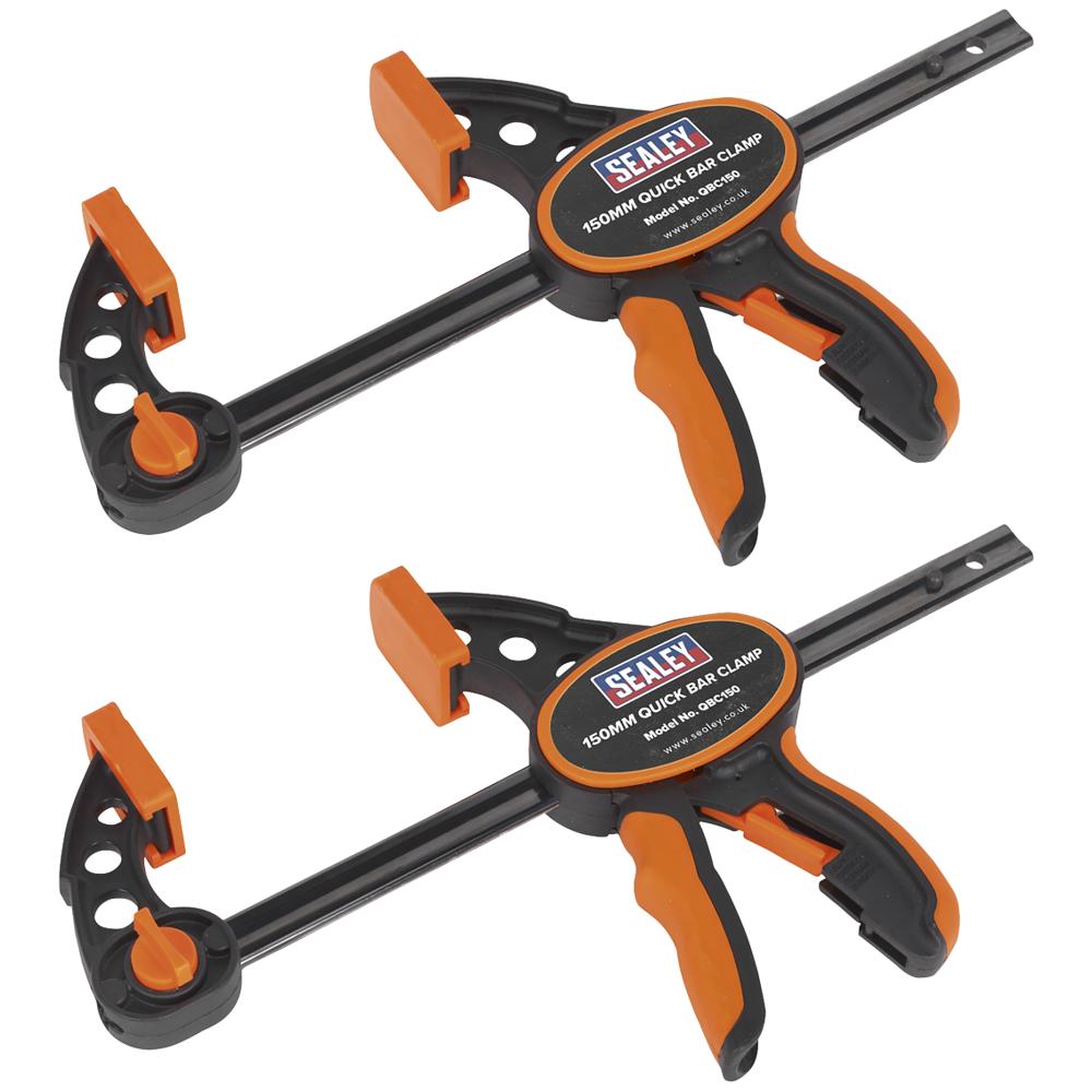 Quick Bar Clamp Pack of 2