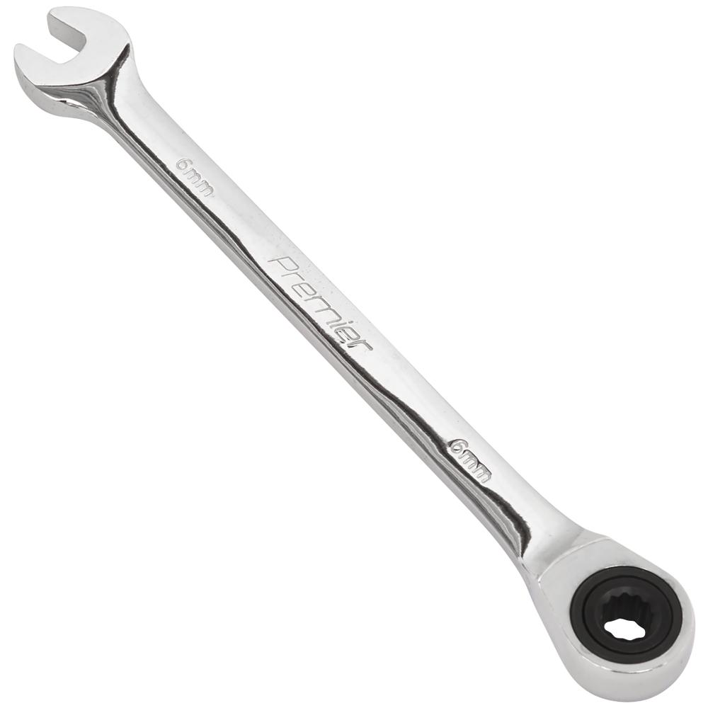 Sealey Ratchet Combination Spanner 6mm