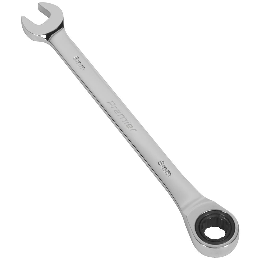 Sealey Ratchet Combination Spanner 8mm