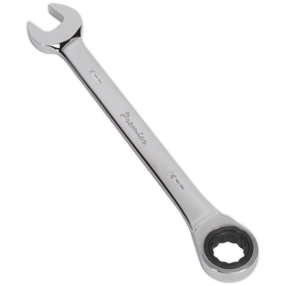 Sealey Ratchet Combination Spanner 14mm