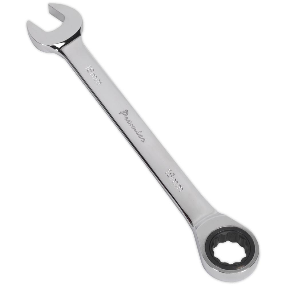 Sealey Ratchet Combination Spanner 18mm