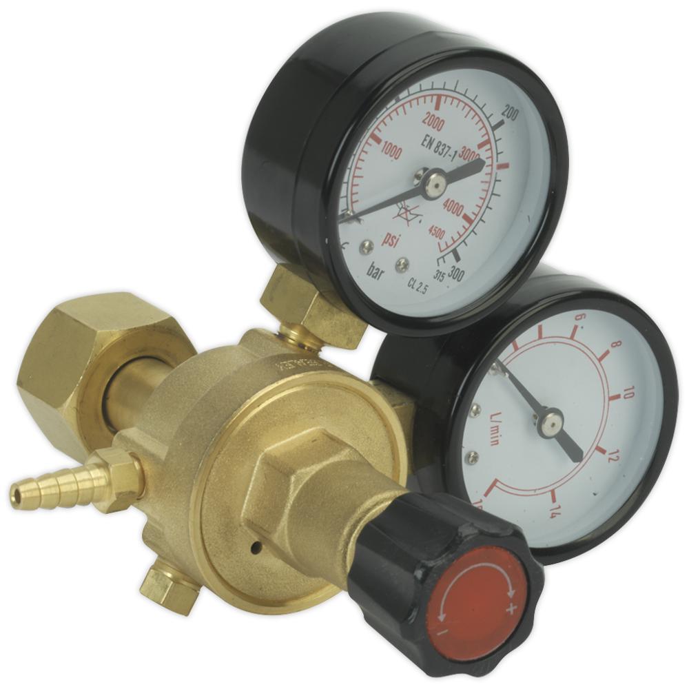 Dual Gauge Industrial MIG Gas Regulator