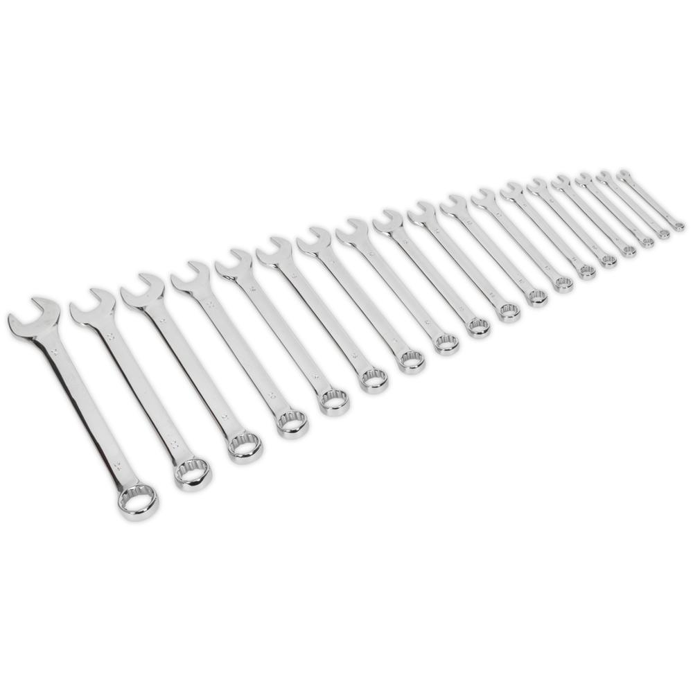 18 Piece Combination Spanner Set Metric