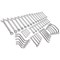 Siegen 50 Piece Multi Purpose Spanner Set Metric 
