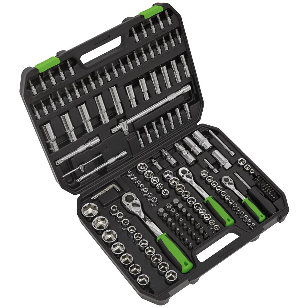Siegen 171 Piece Combination Drive Socket and Screwdriver Bit Set Combination