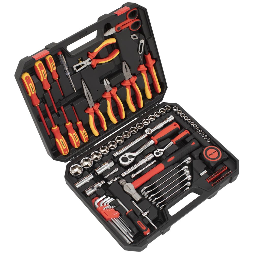 90 Piece VDE Insulated Electricians Hand Tool Kit