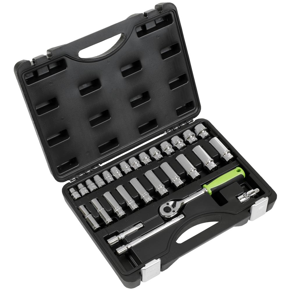 28 Piece 3/8" Drive Hex Socket Set