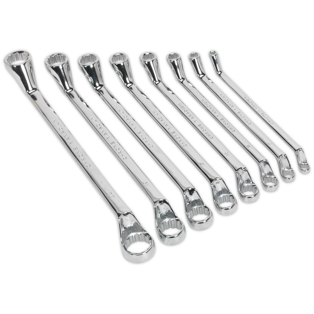 S0405 8 Piece Deep Offset Ring Wrench Set